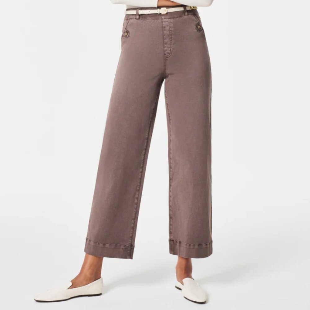 SPANX® Stretch Twill Cropped Pant- Size Small Tall- NEW NWOT